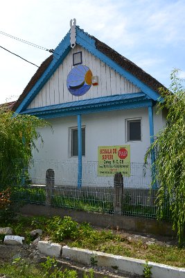 Dům kultury ve vesnici Machmudia